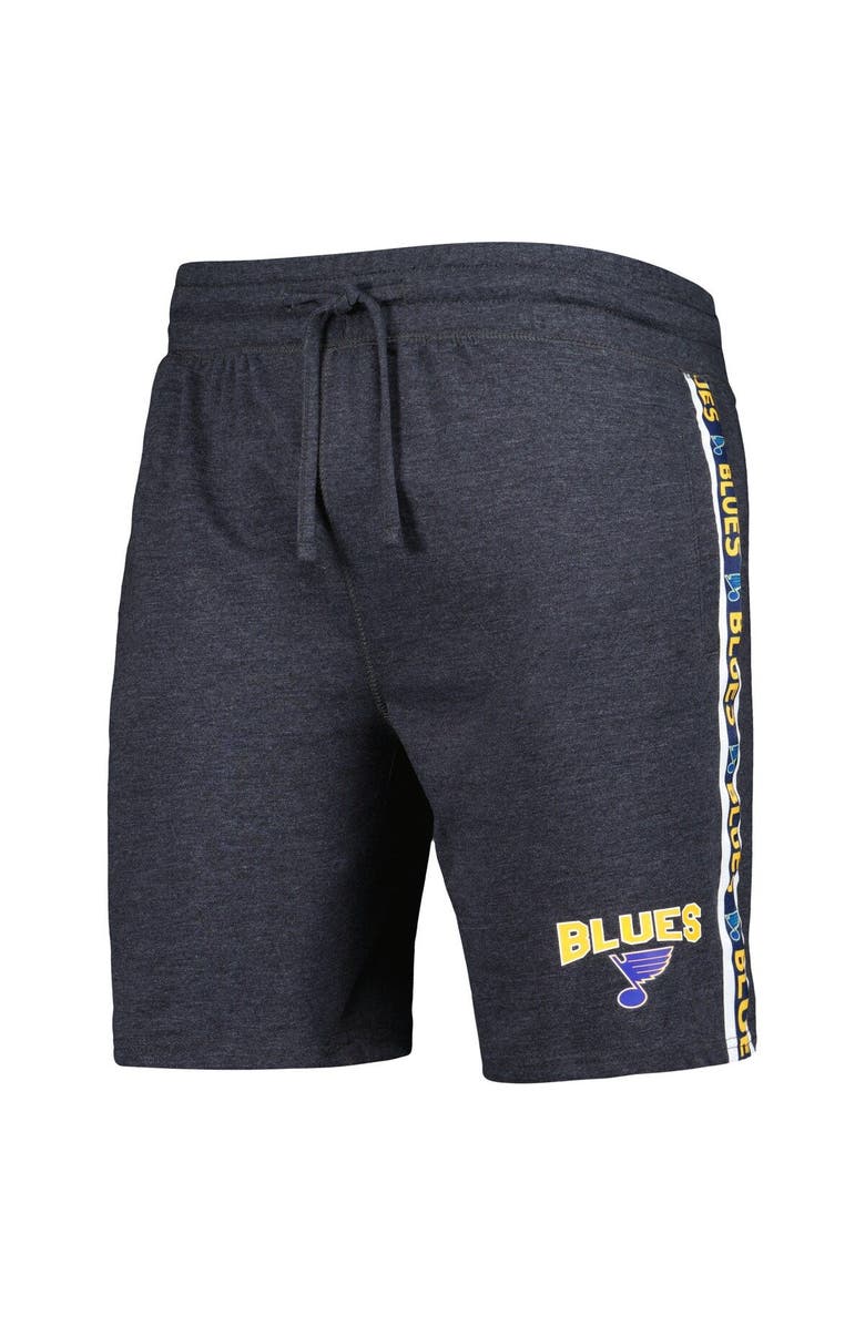 CONCEPTS SPORT Men's Concepts Sport  Charcoal St. Louis Blues Team Stripe Shorts, Alternate, color, Charcoal