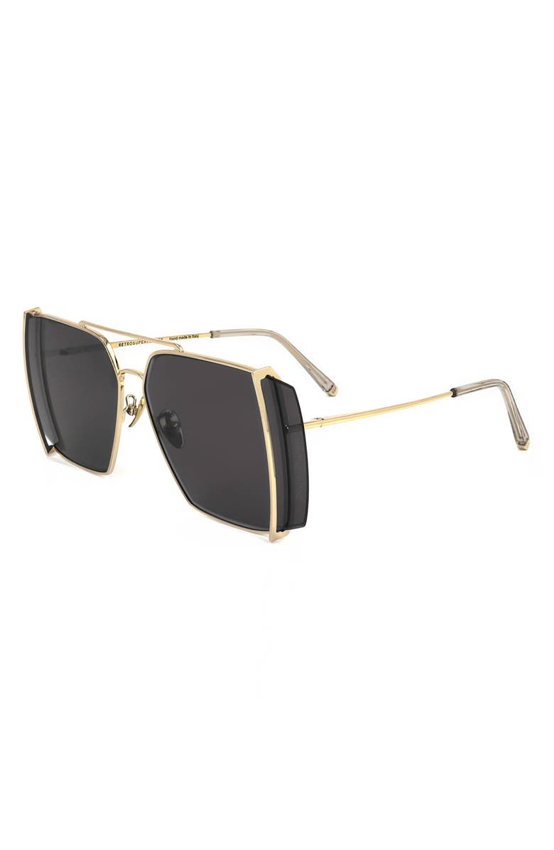 SUPER by RETROSUPERFUTURE<sup>®</sup> 69mm Mask Sunglasses, Alternate, color, Gold