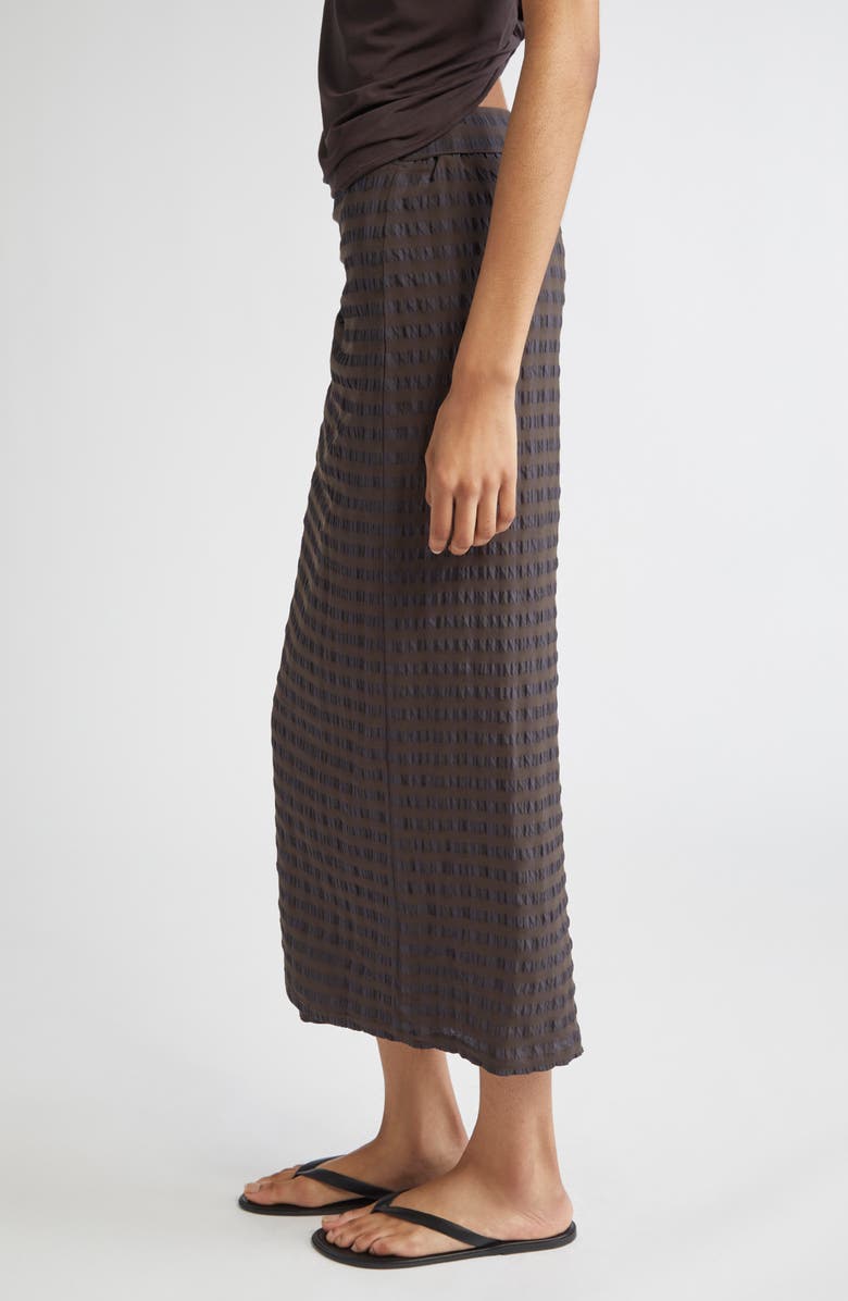 Paloma Wool Staino Gingham Seersucker Wrap Skirt, Alternate, color, 