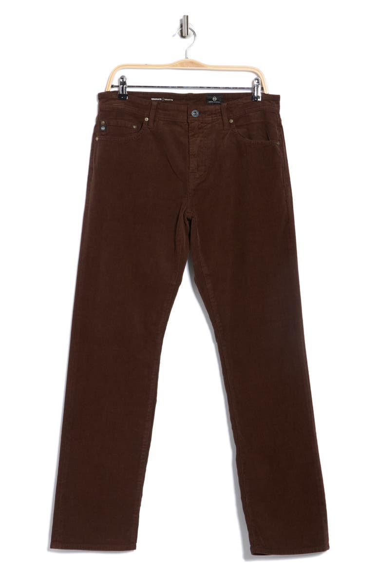 The Graduate Tailored Leg Jeans, Alternate, color, EARTH BROWN