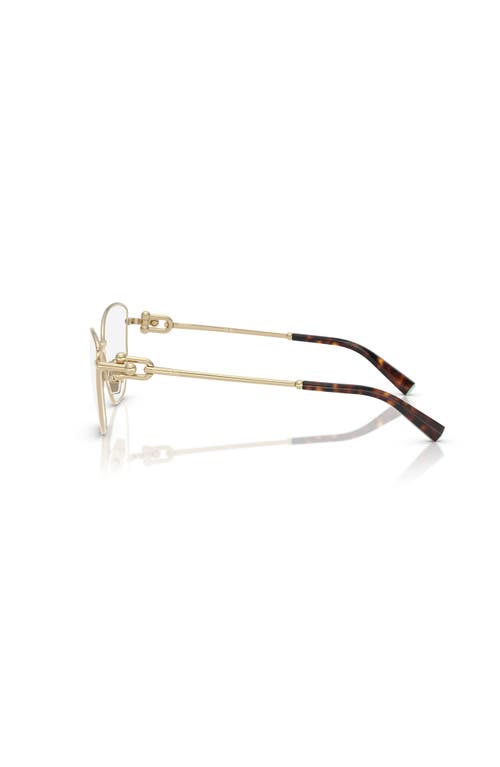 Tiffany & Co . 55mm Cat Eye Optical Glasses In Gold