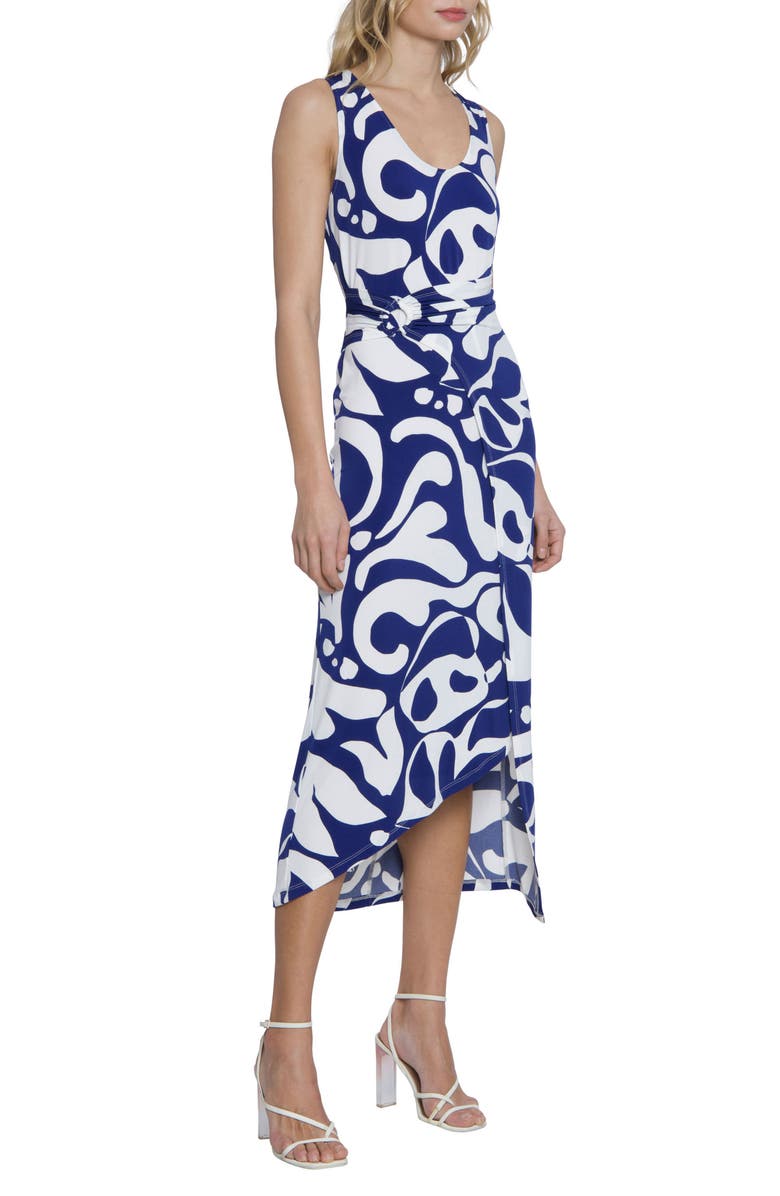 DONNA MORGAN FOR MAGGY O-Ring High-Low Cocktail Dress, Alternate, color,