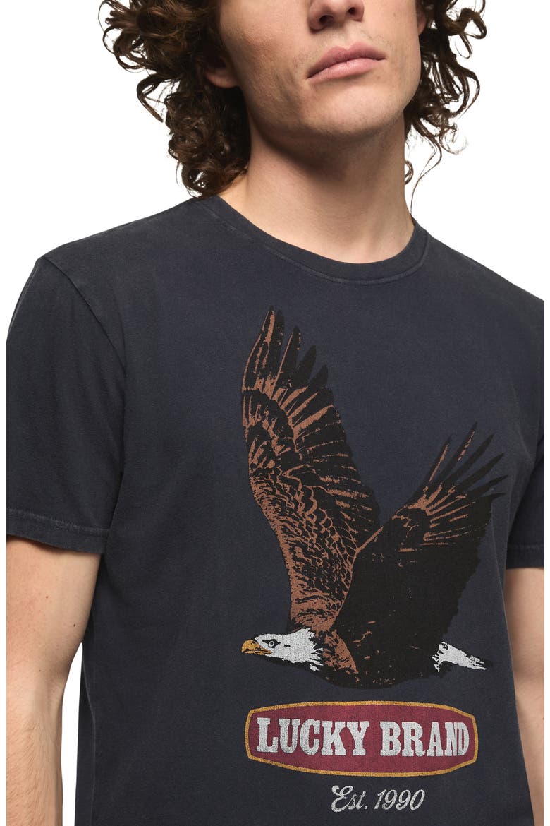Eagle Cotton Graphic T-Shirt, Alternate, color, TOTAL ECLIPSE