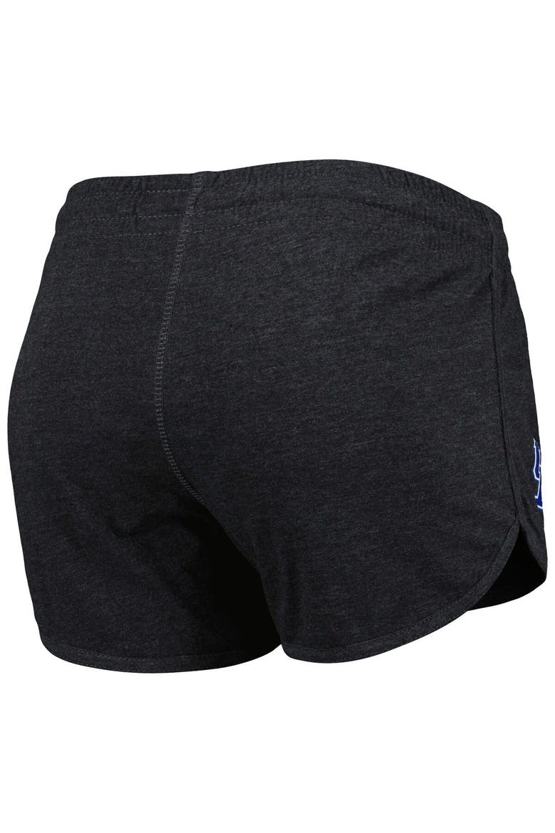 Women's Colosseum Heather Black Ohio State Buckeyes Simone Core Shorts, Alternate, color, Heather Black