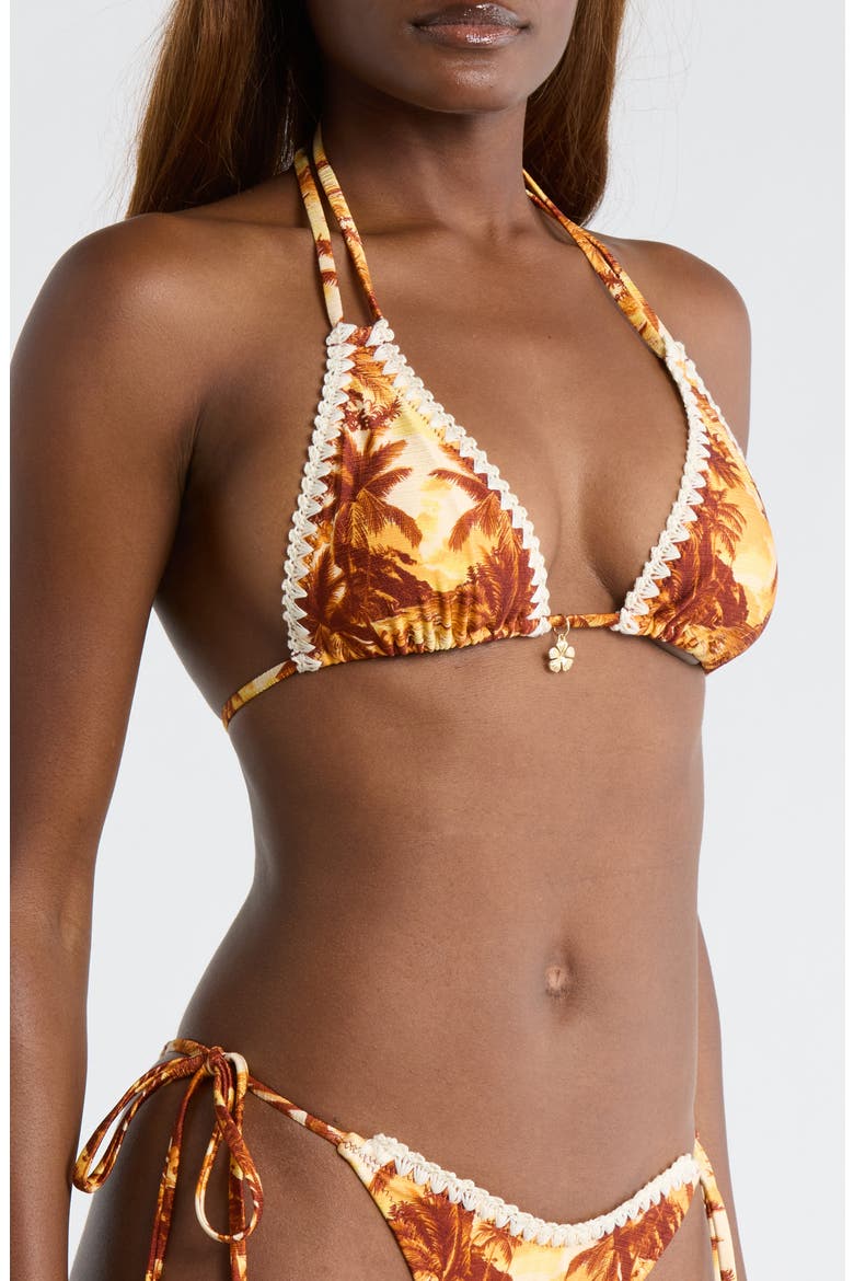 Crochet Trim Bikini Top, Alternate, color, VINTAGE VACAY