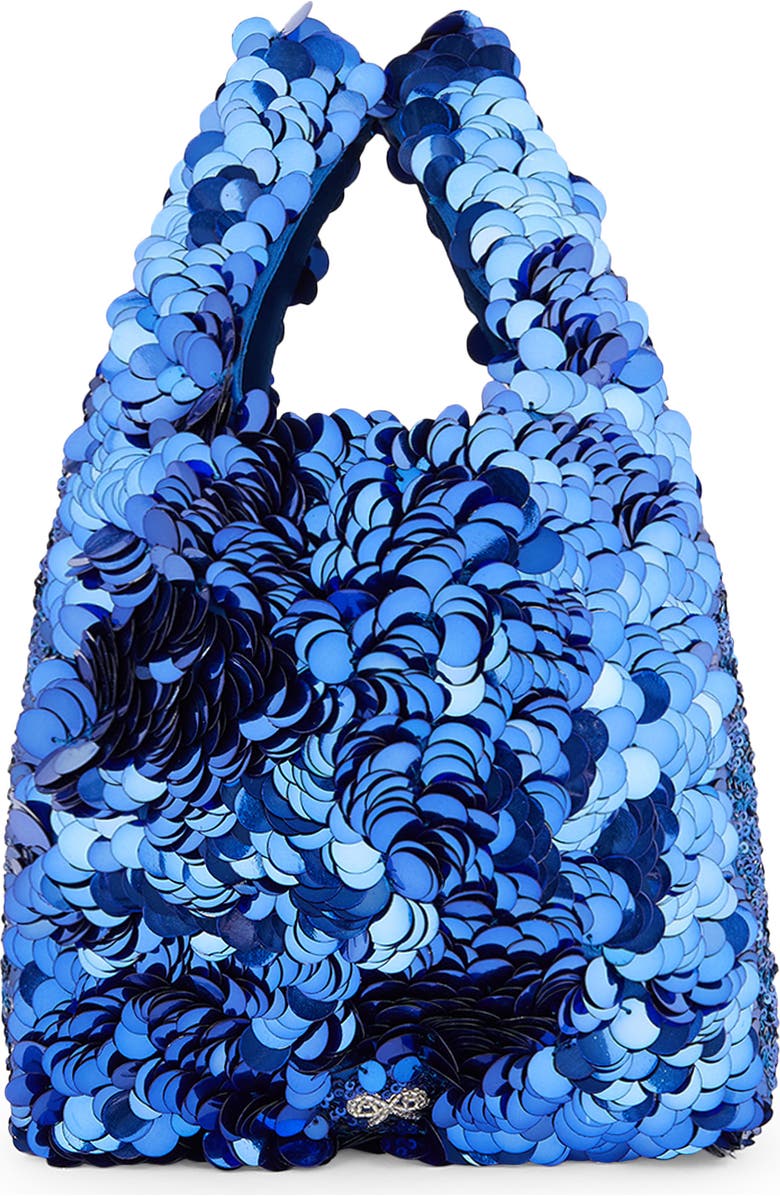 Anya Hindmarch Tony the Tiger Toasties Paillette Tote Bag, Alternate, color,