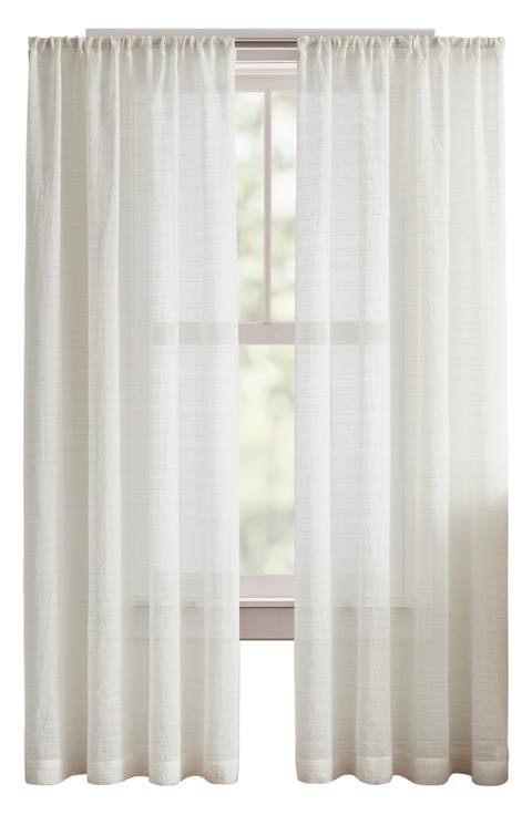 Antigua Set of 2 Poletop Curtain Panels