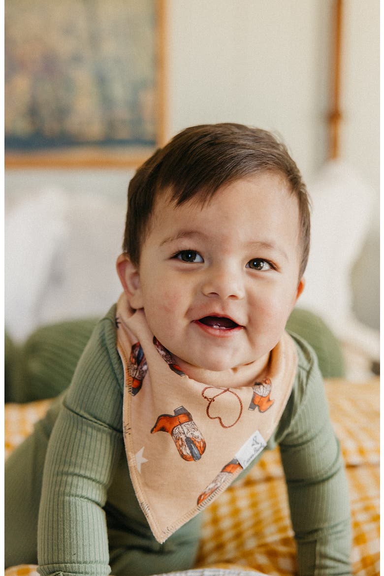 Boone Assorted 4-Pack Bandana Bibs, Alternate, color, BOONE