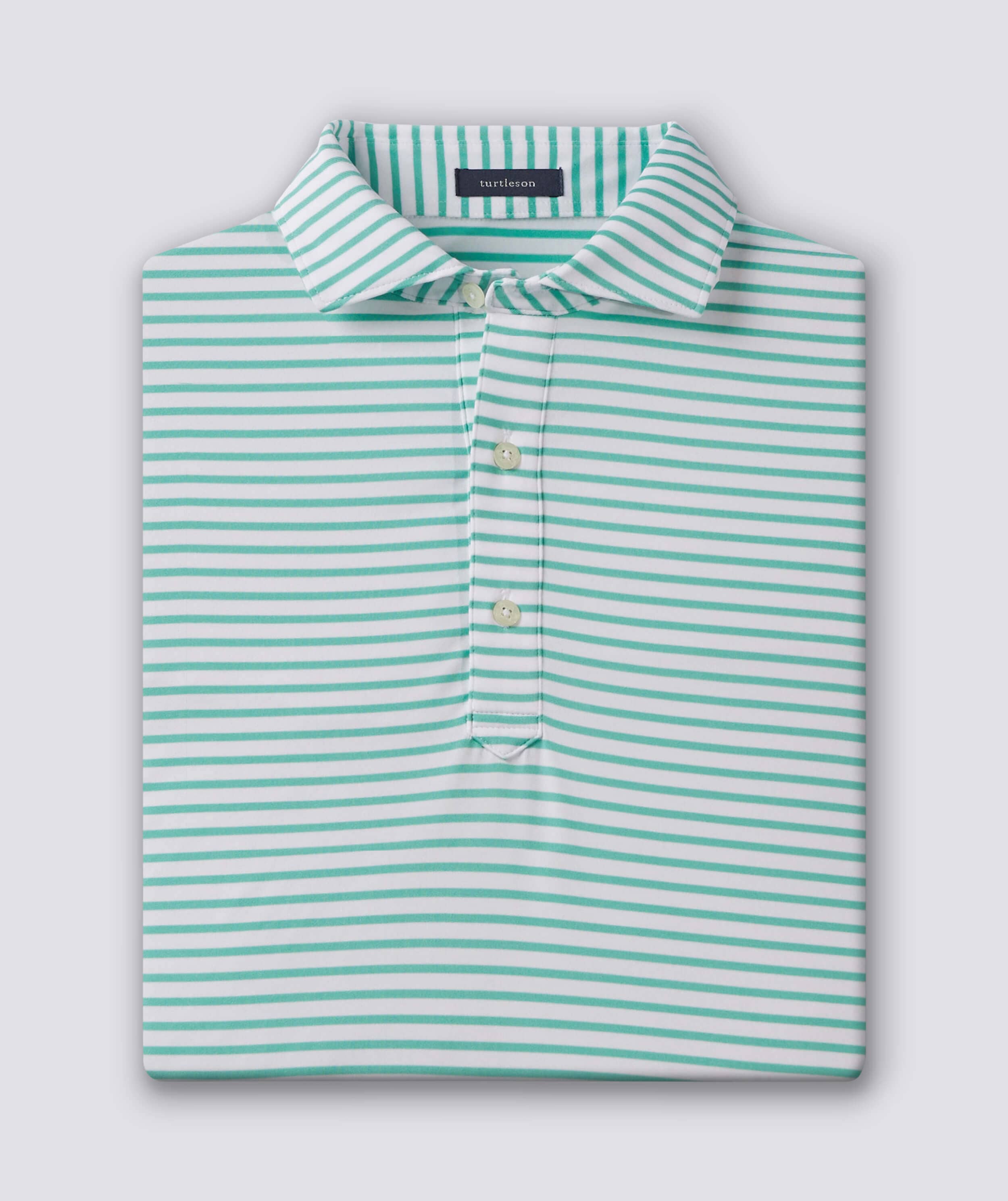 Gus Stripe Performance Polo - image 2