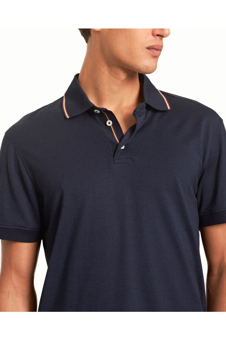 Dominic Cotton Classic-Fit Polo Shirt, Alternate, color, Night Iris
