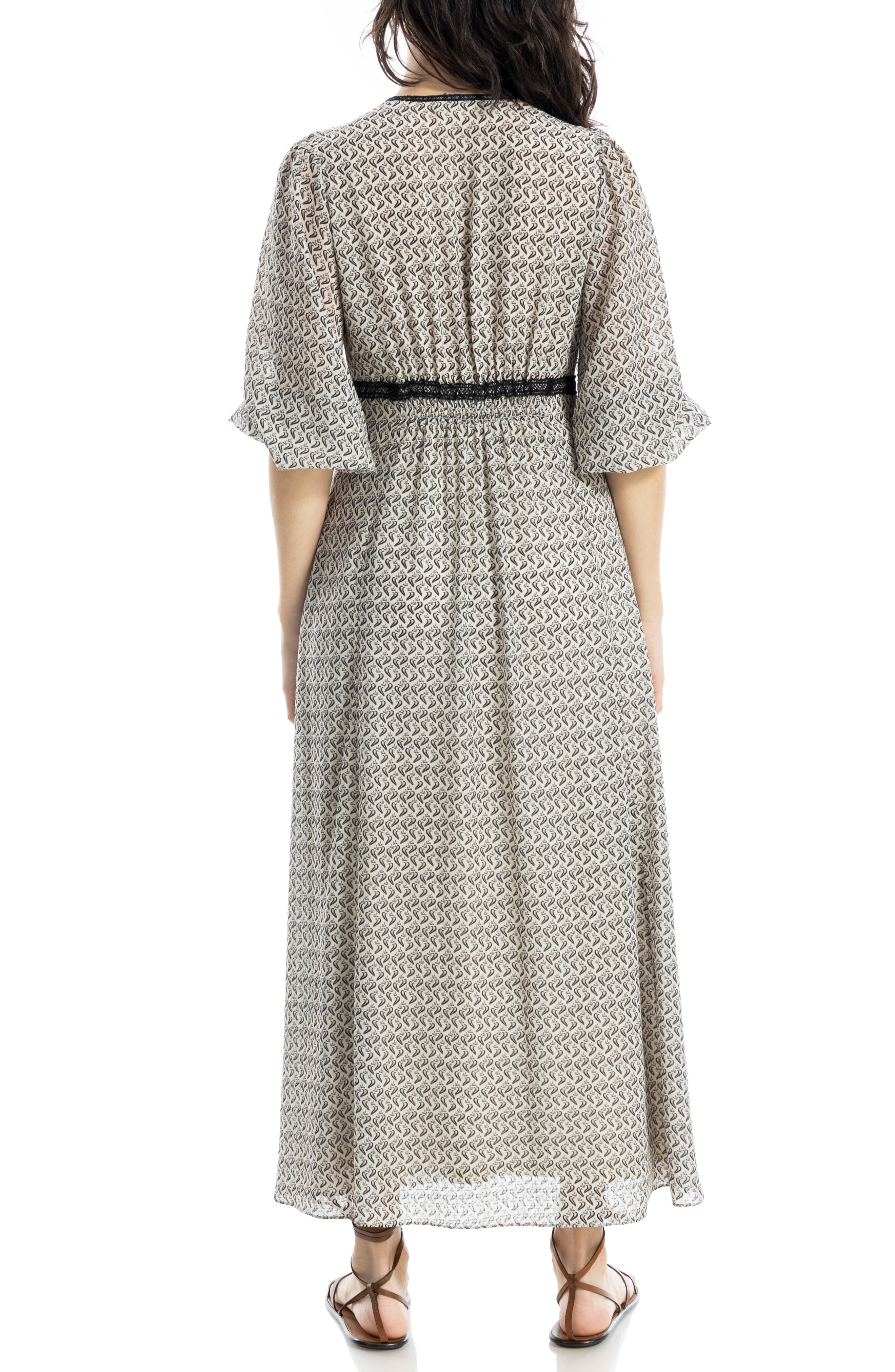 Lace Trim Maxi Dress - image 2