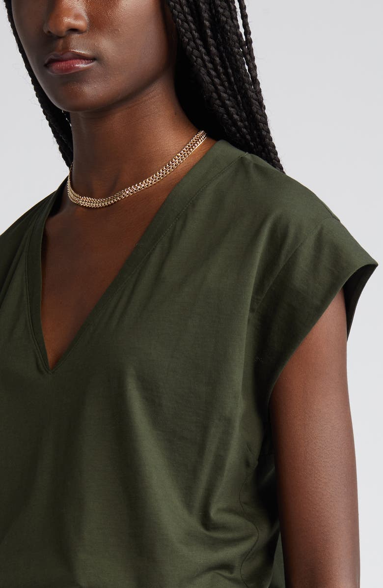 FRAME Le Mid Rise V-Neck T-Shirt, Alternate, color, Surplus