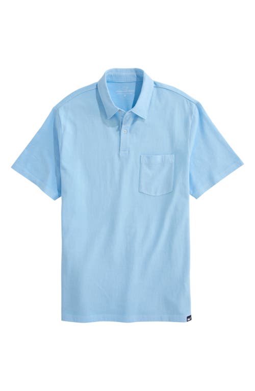 Vineyard Vines Surf Pima Cotton Polo In Blue