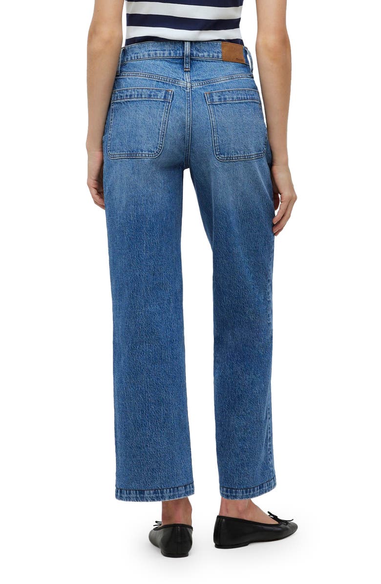 Madewell The Perfect Vintage Patch Pocket Wide Leg Jeans, Alternate, color,
