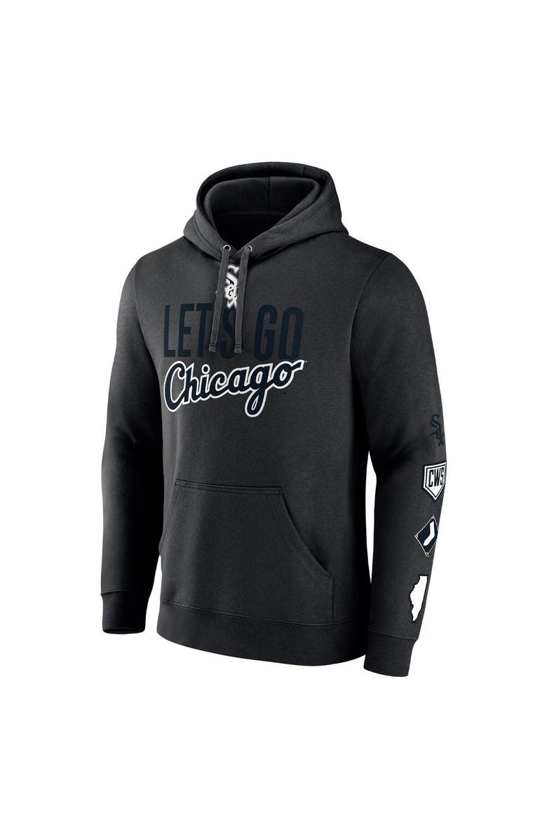 FANATICS Men's Fanatics Black Chicago White Sox Bases Loaded Pullover Hoodie, Alternate, color, 