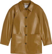 MM by Max Mara Fuoco Faux Leather Jacket