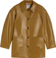 MM by Max Mara Fuoco Faux Leather Jacket