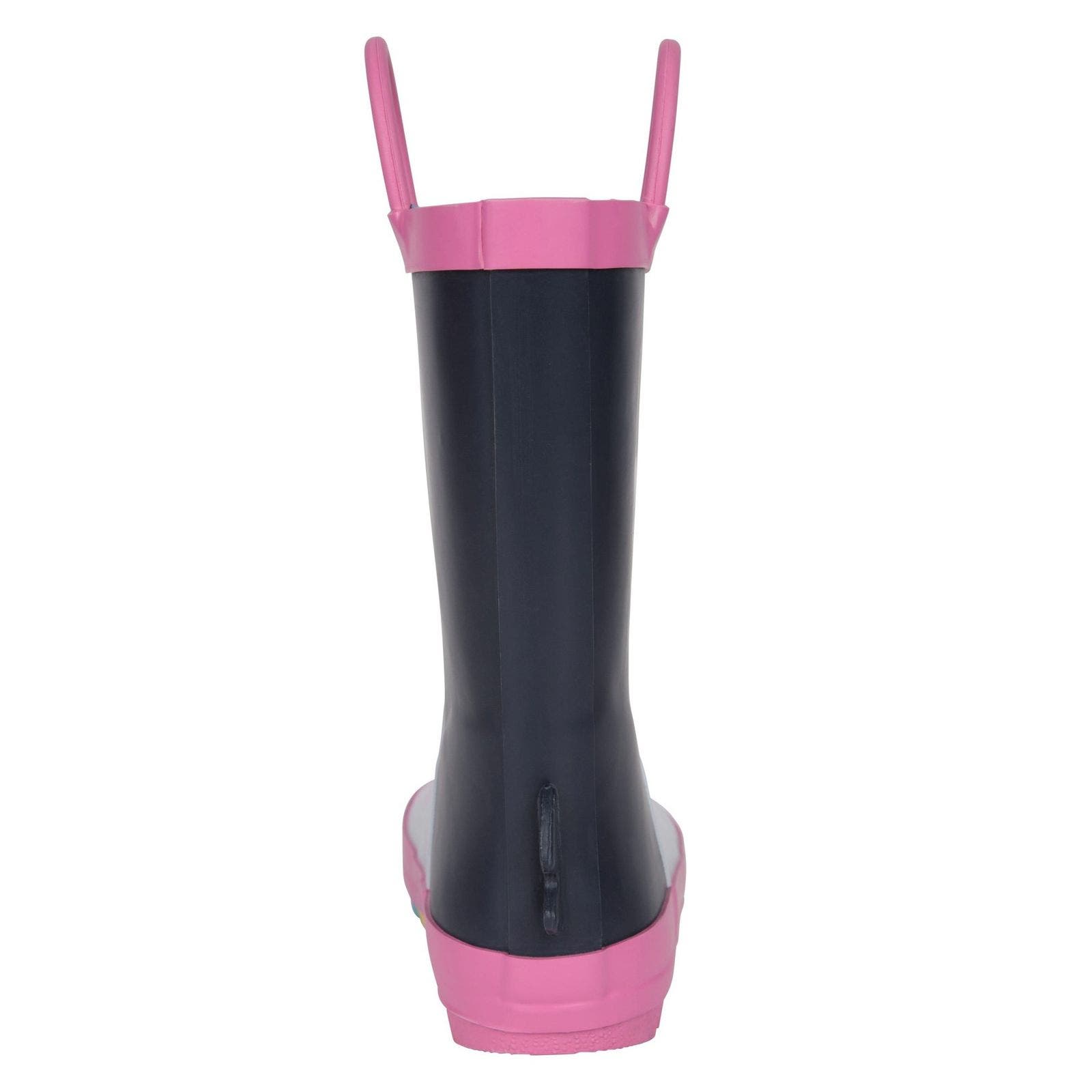 Childrens/Kids Unicorn Rain Boots, Alternate, color, Dark Blue