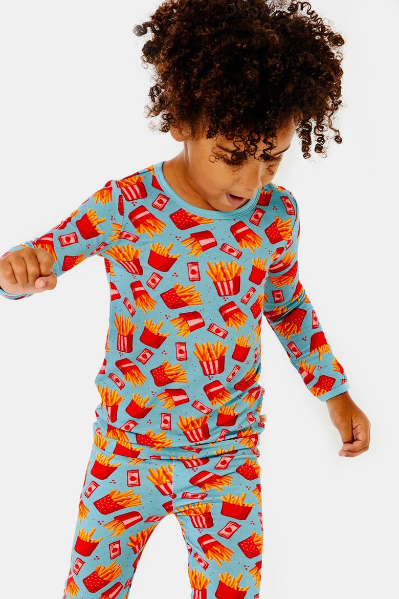 Long Sleeve Pajama Set - French Fries, Alternate, color, French Fries