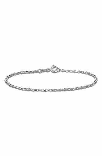 Rolo Link Chain Bracelet, 1.50mm