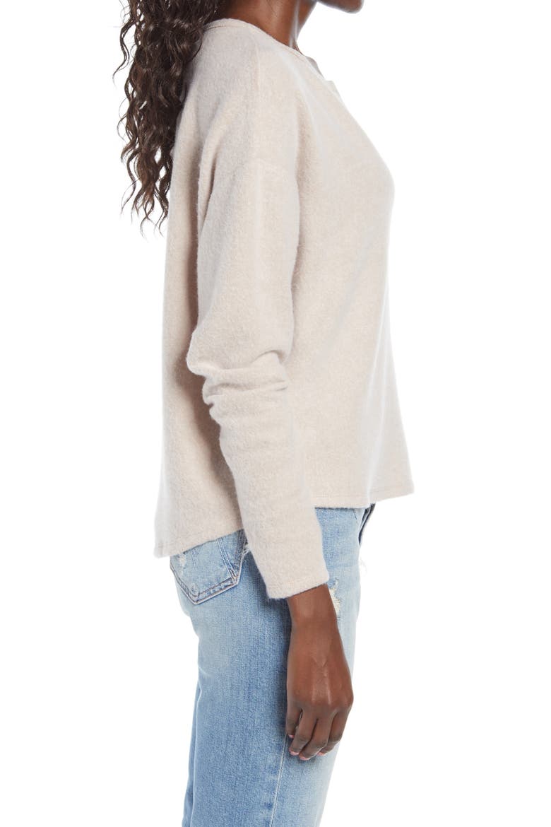 V-Neck Top, Alternate, color, TAN