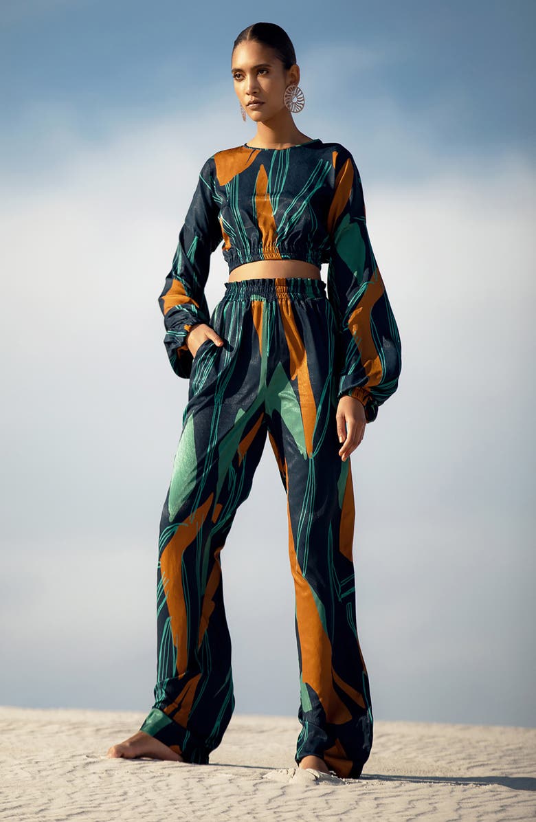 DIARRABLU Costa Wide Leg Pants, Alternate, color,