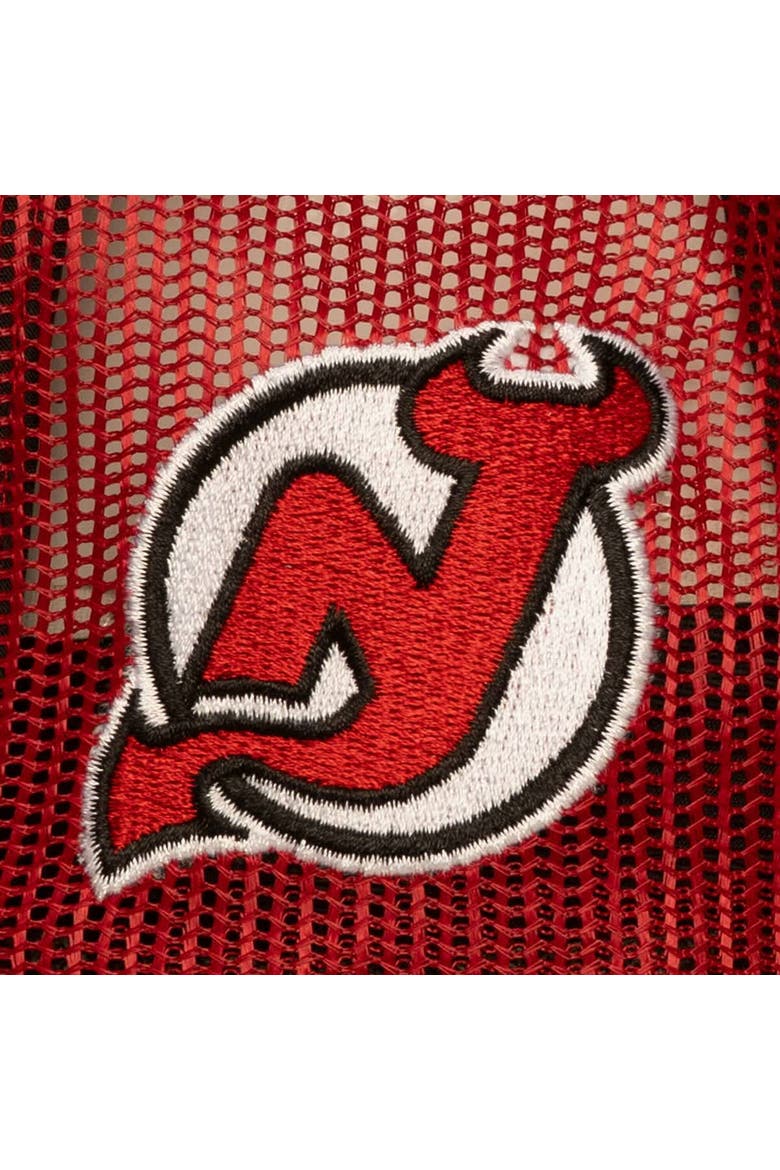 Men's Mitchell & Ness Red New Jersey Devils Head Coach Trucker Adjustable Hat, Alternate, color, Red