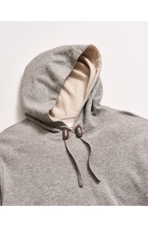 Billy Reid Cotton Blend Hoodie Sweatshirt In Flint Grey