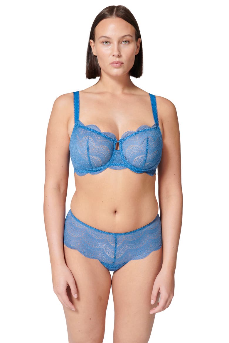 Karma Lace Boyshorts, Alternate, color, MYOSOTIS BLUE