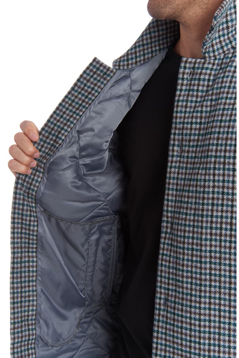 Quilted Wool Blend Overshirt, Alternate, color, GREY