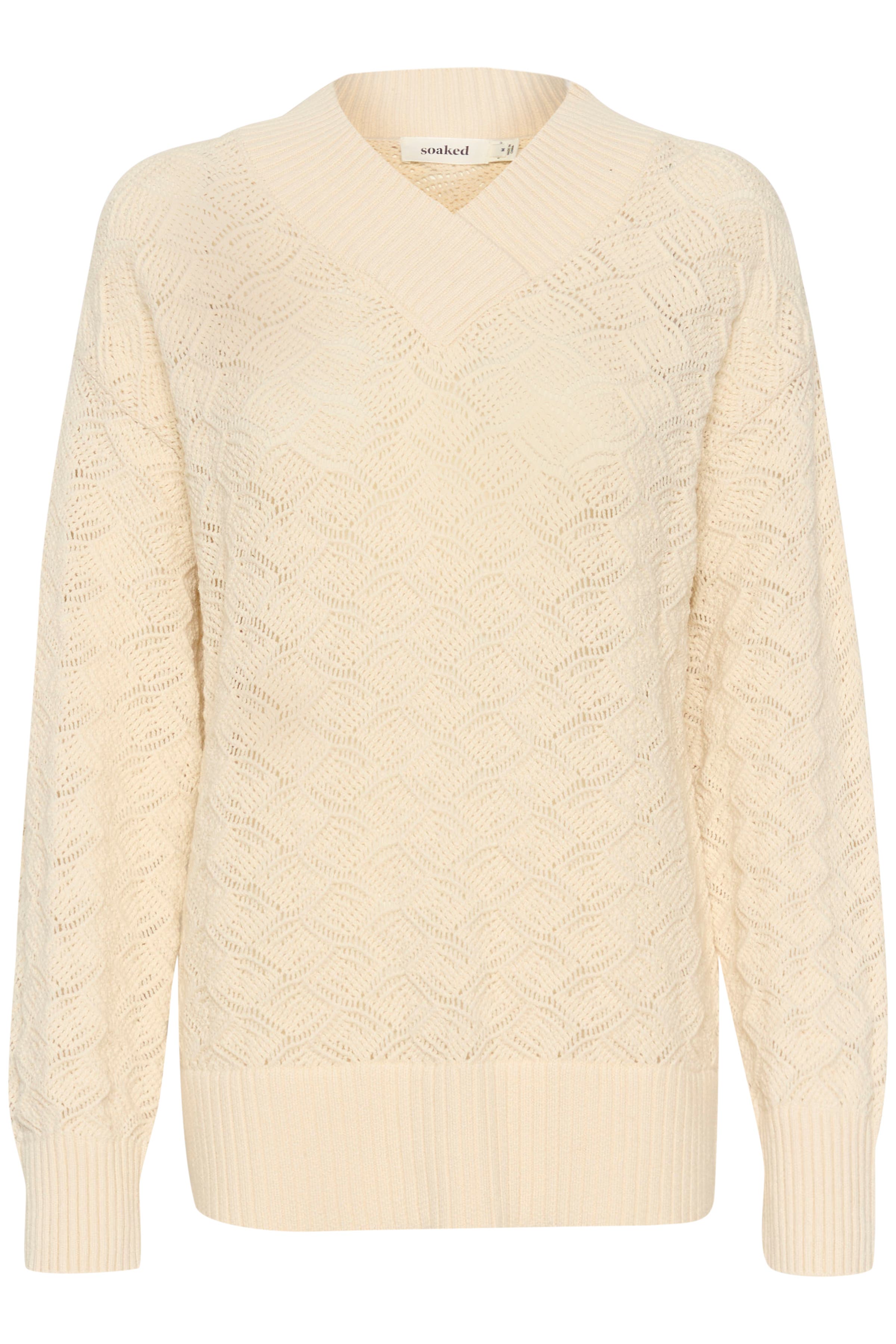Slmusling V-Neck Pointelle Knit Pullover - image 2