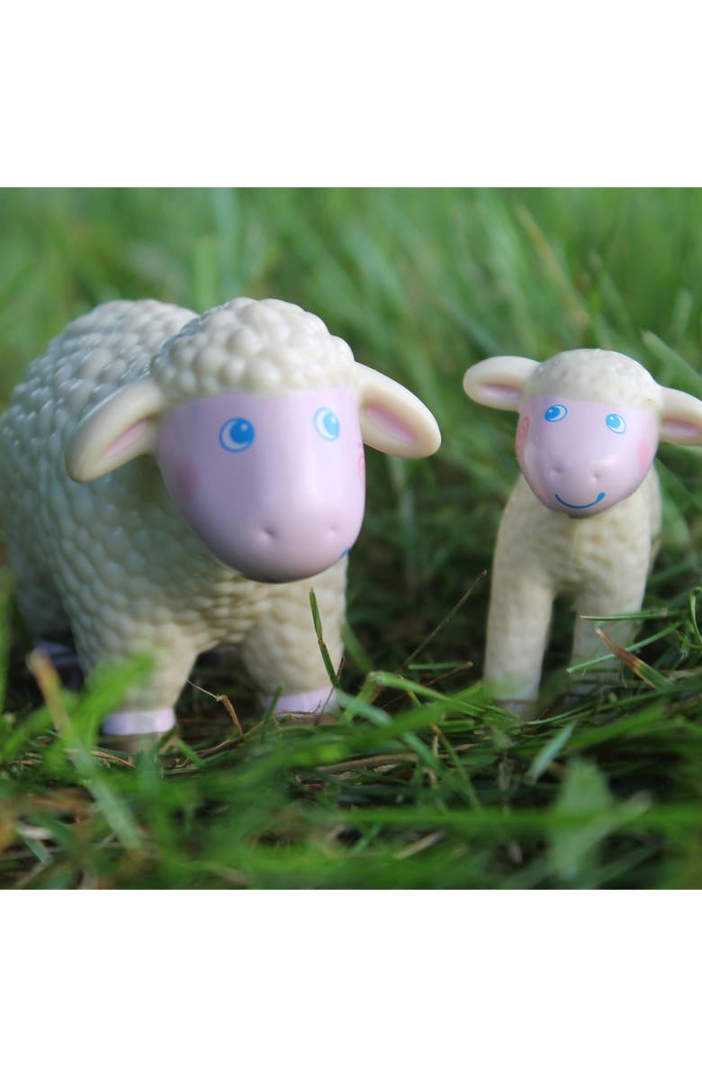 HABA Little Friends Sheep - 3.5" Farm Animal Toy Figure, Alternate, color, 