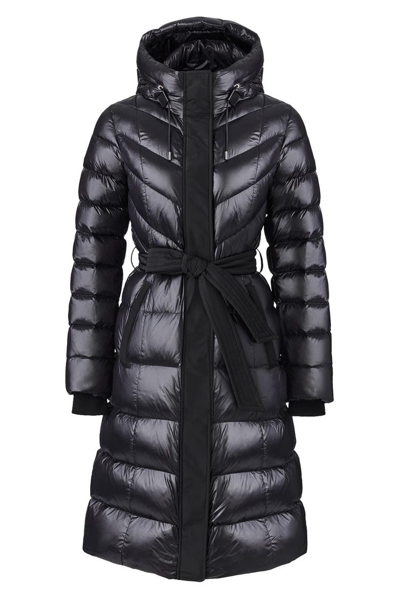 Coralia-Z Down Puffer Coat, Alternate, color, BLACK