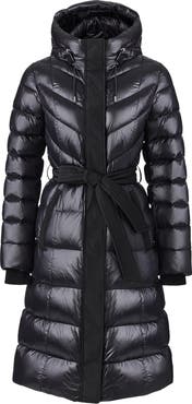 Mackage Coralia Water Resistant Hooded 800 Fill Power Down Coat