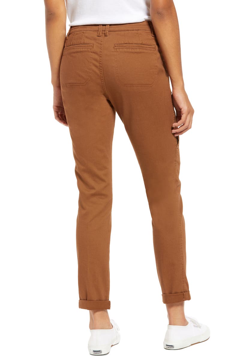Wit & Wisdom Flex-ellent High Waist Cargo Pants, Alternate, color, 
