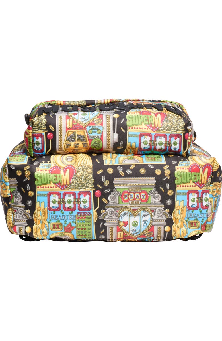 Moschino Jackpot Logo Backpack, Alternate, color,