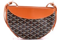 Pre-Owned Goyard Hirondelle Shoulder Bag Coated Canvas and Leather