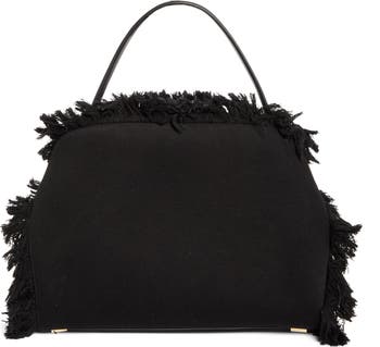 Medium Hug Fringed Top Handle Bag