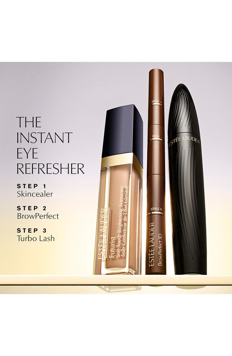 Estée Lauder BrowPerfect 3D All-In-One Eyebrow Pencil & Gel Styler Multi-Tasker, Alternate, color, Blackened Brown