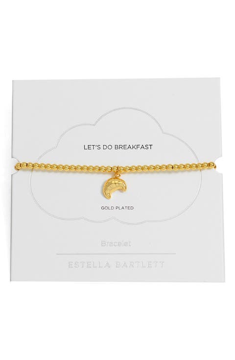 Sienna Croissant Beaded Stretch Bracelet