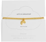 Estella Bartlett Sienna Croissant Beaded Stretch Bracelet