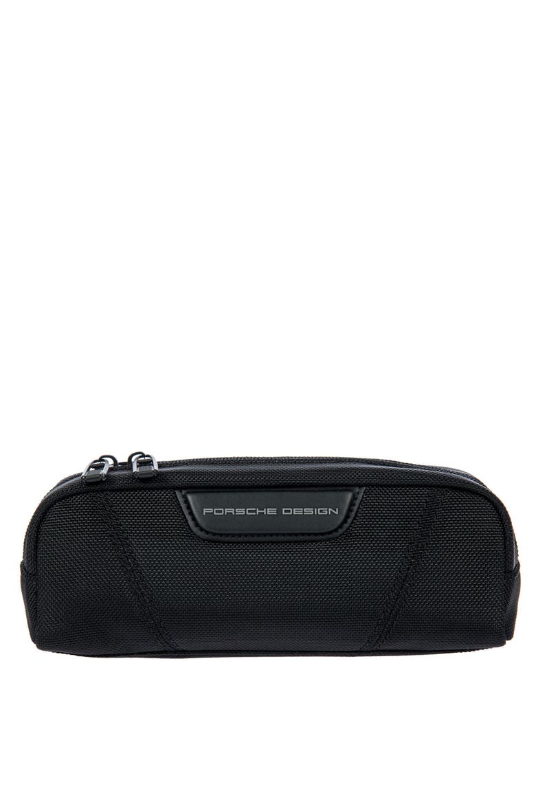 Roadster Nylon Accessory Pouch, Main, color, Black