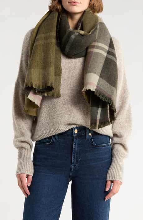 BCBG Plaid Reversible Scarf