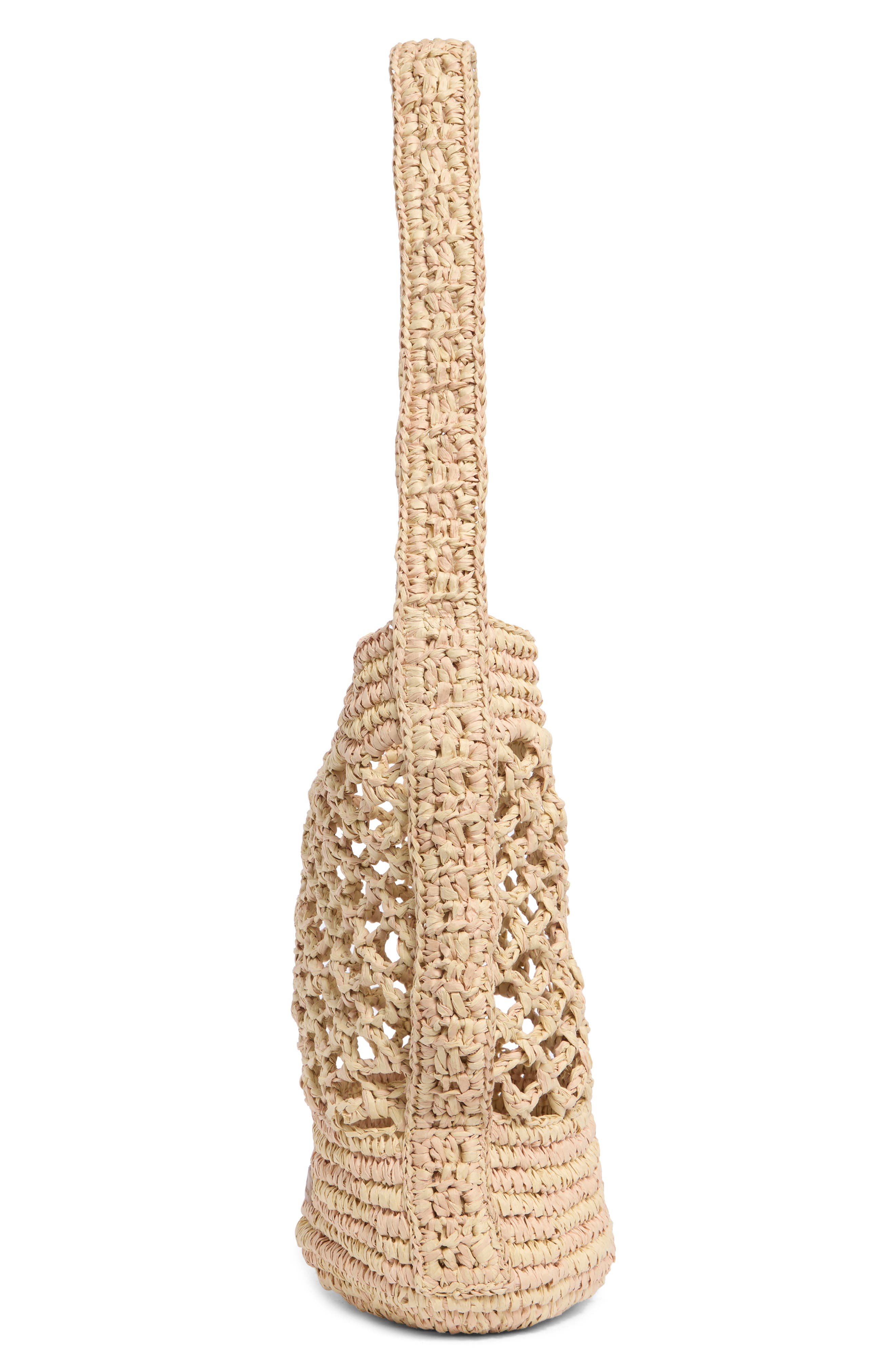 Remi Raffia Bucket Bag, Alternate, color, NATURAL
