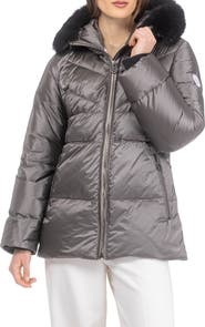 GORSKI Apres-Ski Short Parka, Detachable Toscana Lamb Hood Trim