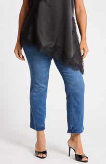Twisted Seam Barely Bootcut Jeans