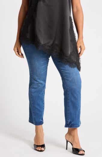 Twisted Seam Barely Bootcut Jeans