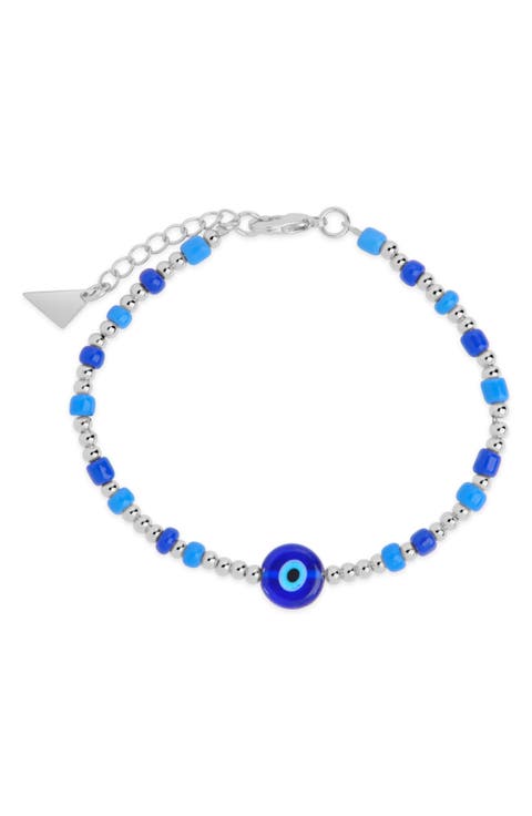 Sibyl Evil Eye Beaded Bracelet