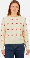 Yumi Embroidered Heart Jumper