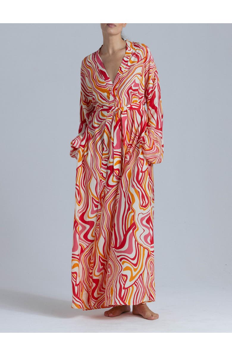 Alas Viscose Robe, Alternate, color, 